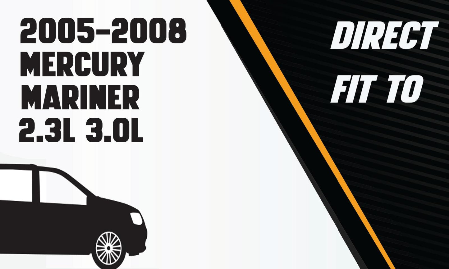2005-2008 Mercury Mariner 2.3L 3.0L Muffler and Resonator Pipe Exhaust System Kit