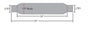 Universal Glasspack Exhaust Muffler Resonator - (2" ID/OD x 19" Long)