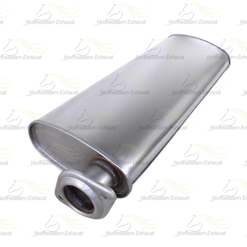 Northeastern Exhaust | Stainless Steel Muffler Compatible for Jeep Grand Cherokee 2005-2010 3.7L 5.7L | 2005-2009 4.7L | and Jeep Commander 2006-2010 3.7L 5.7L | 2006-2009 4.7L  | Free Clamp Included