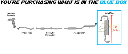 2009-2015 Toyota Venza 2.7L Exhaust Muffler