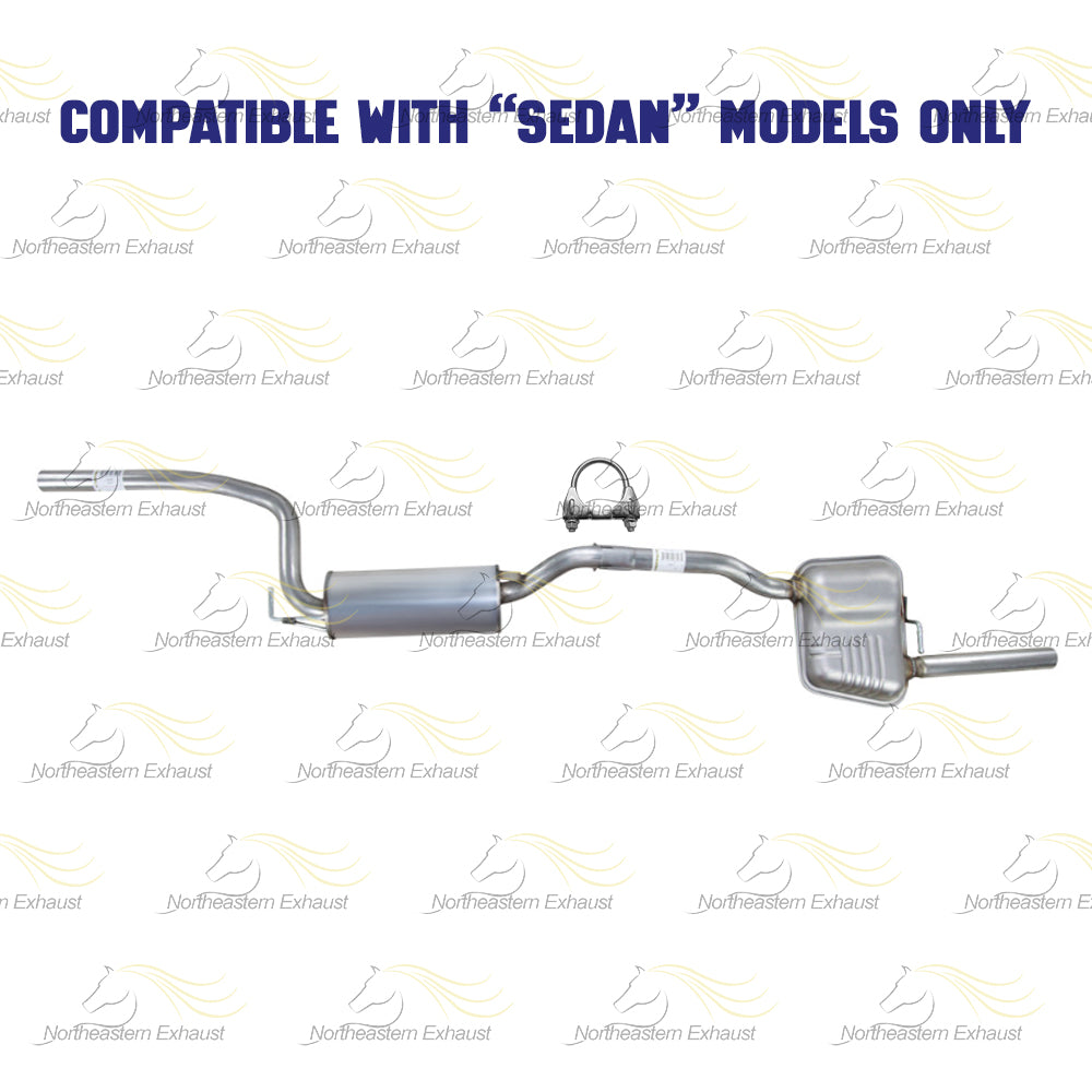2003-2007 Ford Focus 2.0L 2.3L Exhaust Mufflers