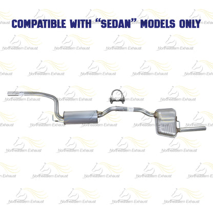 2003-2007 Ford Focus 2.0L 2.3L Exhaust Mufflers