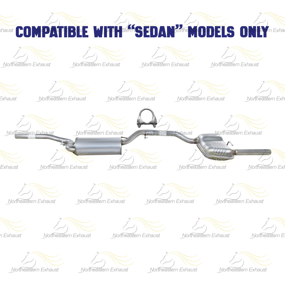 2003-2007 Ford Focus 2.0L 2.3L Exhaust Mufflers