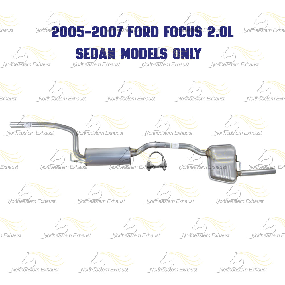 2003-2007 Ford Focus 2.0L 2.3L Exhaust Mufflers