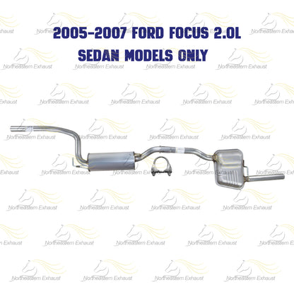 2003-2007 Ford Focus 2.0L 2.3L Exhaust Mufflers