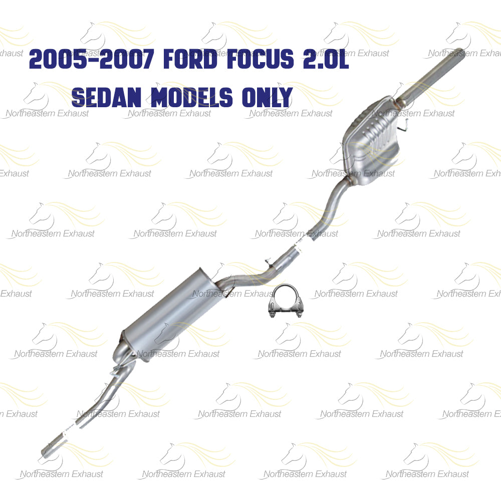2003-2007 Ford Focus 2.0L 2.3L Exhaust Mufflers