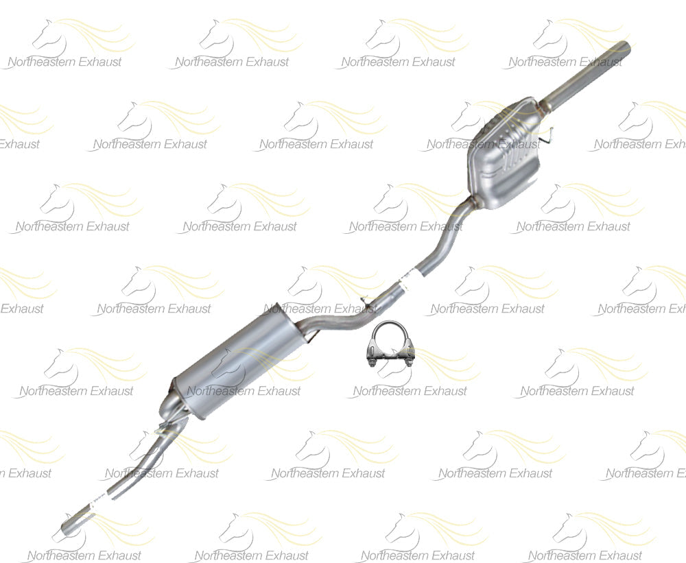 2005-2007 Ford Focus 2.0L Exhaust Resonator and Muffler | Wagon Only