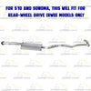 1998-2000 Chevrolet S10, GMC Sonoma, Isuzu Hombre 2.2L Exhaust Pipe, Muffler and Tail Pipe