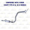 Exhaust Resonator Pipe for 1994-2001 Acura Integra 1.8L | For 2-Door Except Type-R & GS-R Models