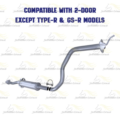 Exhaust Resonator Pipe for 1994-2001 Acura Integra 1.8L | For 2-Door Except Type-R & GS-R Models