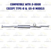 Exhaust Resonator Pipe for 1994-2001 Acura Integra 1.8L | For 2-Door Except Type-R & GS-R Models