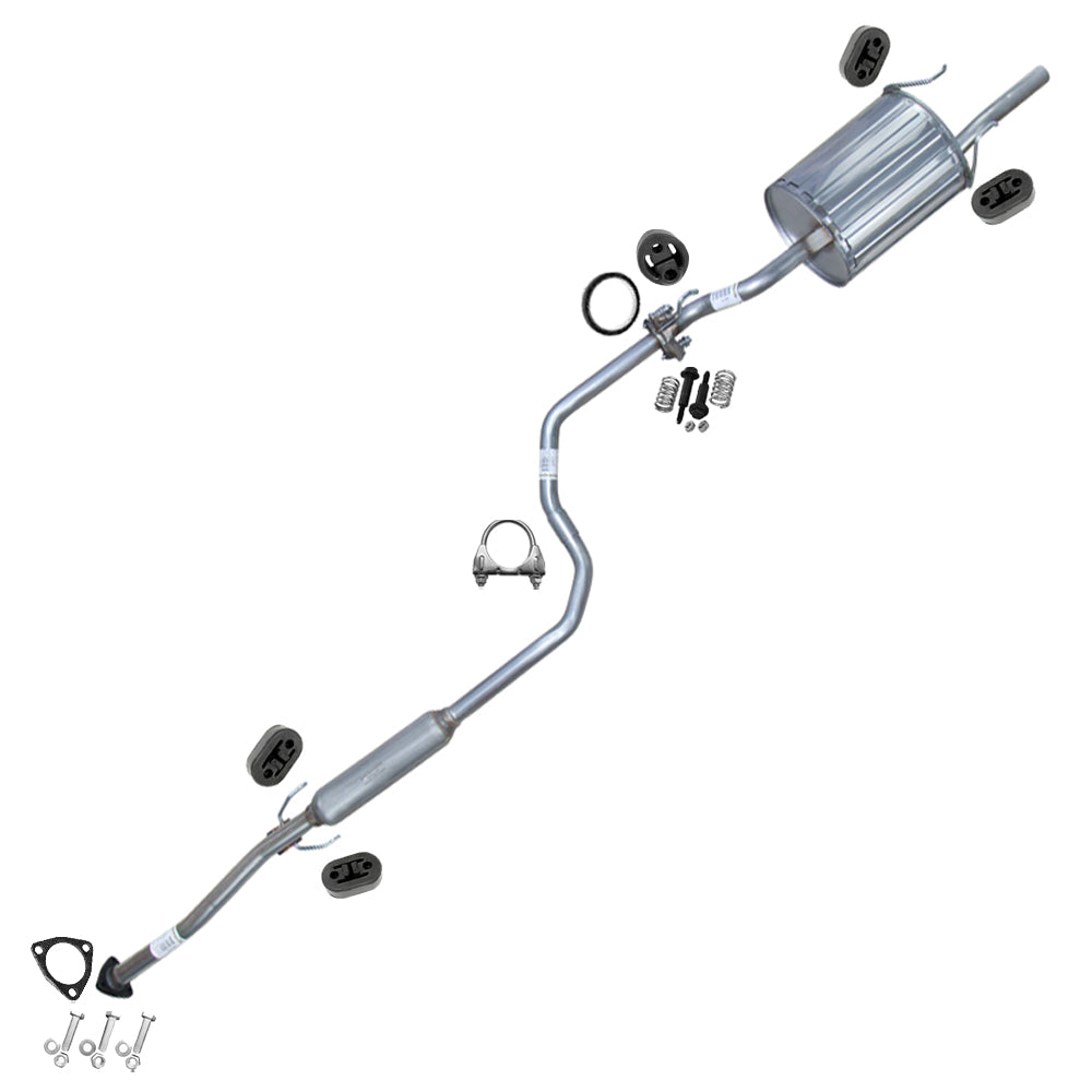 Resonator and Muffler Exhaust for 1999-2000 Honda Civic and Acura EL 1.6L