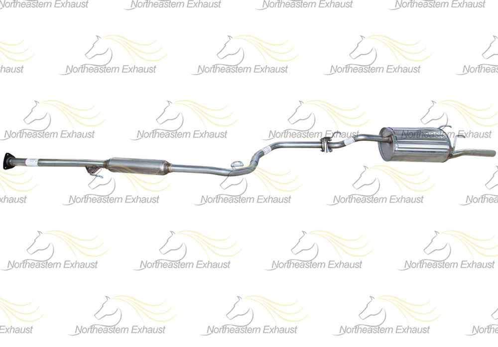 Resonator and Muffler Exhaust for 1999-2000 Honda Civic and Acura EL 1.6L