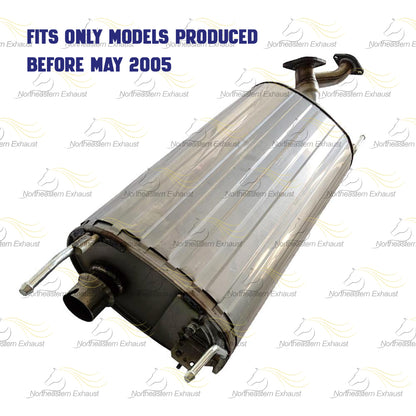 Exhaust Muffler and Resonator for 1998-2005 Lexus LX470 | 1998-2006 Toyota Land Cruiser 4.7L