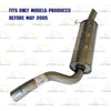 Exhaust Muffler and Resonator for 1998-2005 Lexus LX470 | 1998-2006 Toyota Land Cruiser 4.7L