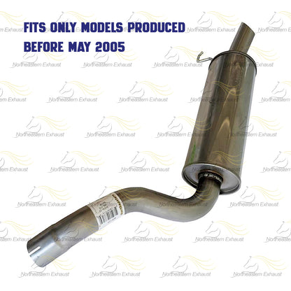 Exhaust Muffler and Resonator for 1998-2005 Lexus LX470 | 1998-2006 Toyota Land Cruiser 4.7L