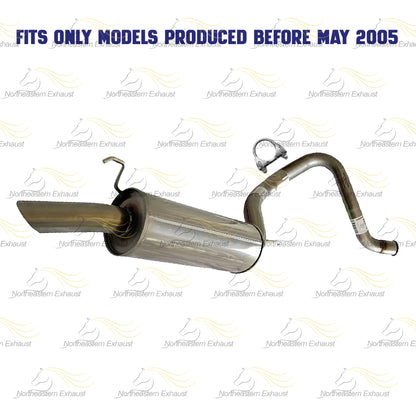 Exhaust Muffler and Resonator for 1998-2005 Lexus LX470 | 1998-2006 Toyota Land Cruiser 4.7L