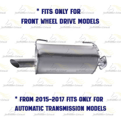 2011-2017 Nissan Juke 1.6L Exhaust Muffler