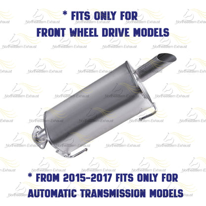 2011-2017 Nissan Juke 1.6L Exhaust Muffler