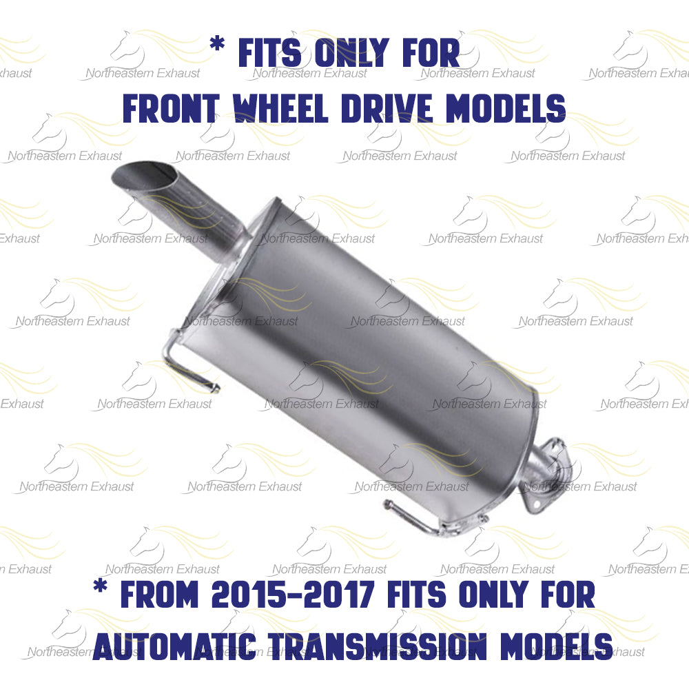 2011-2017 Nissan Juke 1.6L Exhaust Muffler