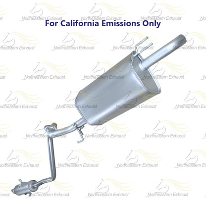 2010-2013 Kia Forte 2.0L Exhaust Resonator Pipe and Muffler