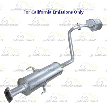 2010-2013 Kia Forte 2.0L Exhaust Resonator Pipe and Muffler