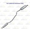 2010-2013 Kia Forte 2.0L Exhaust Resonator Pipe and Muffler