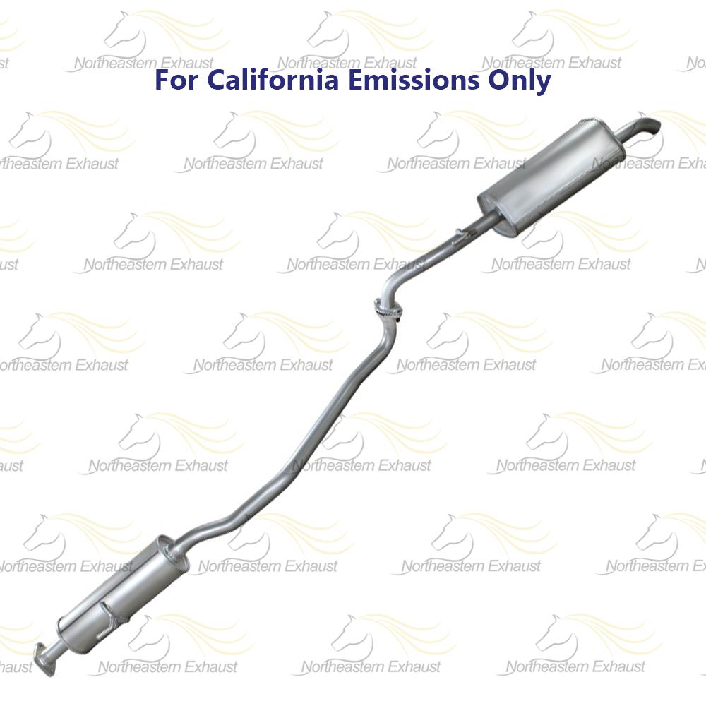 2010-2013 Kia Forte 2.0L Exhaust Resonator Pipe and Muffler