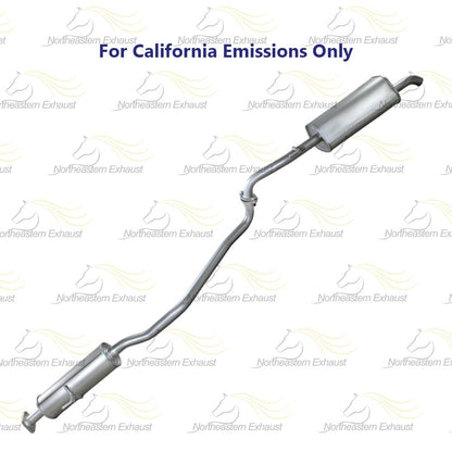 2010-2013 Kia Forte 2.0L Exhaust Resonator Pipe and Muffler