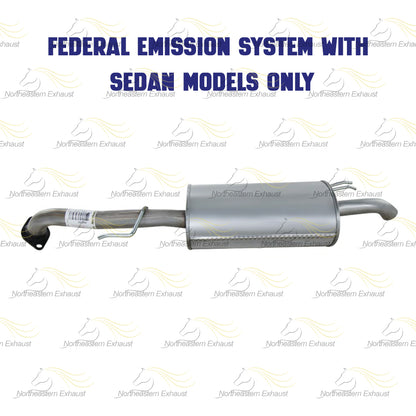 2010-2013 Kia Forte 2.0L Exhaust Muffler