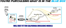 2010-2013 Kia Forte 2.0L Front Pipe Resonator and Muffler Exhaust Kit