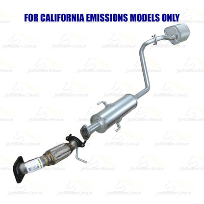 2010-2013 Kia Forte 2.0L Front Pipe Resonator and Muffler Exhaust Kit