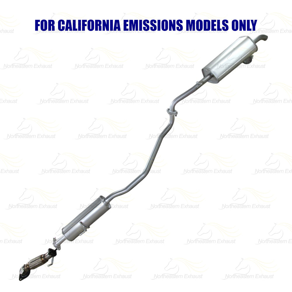 2010-2013 Kia Forte 2.0L Front Pipe Resonator and Muffler Exhaust Kit