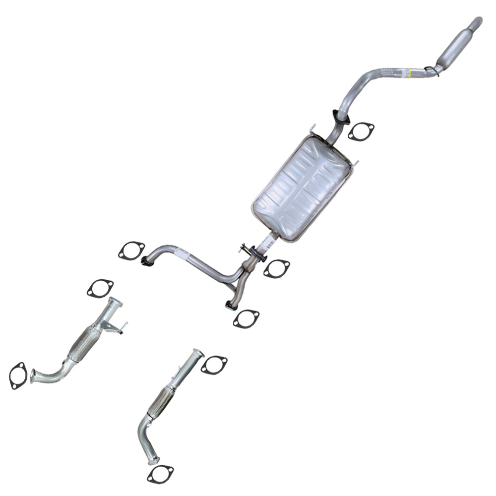 Exhaust System Kit 2007-2009 Kia Sorento 3.8L and 2008-2009 Sorento 3.3L