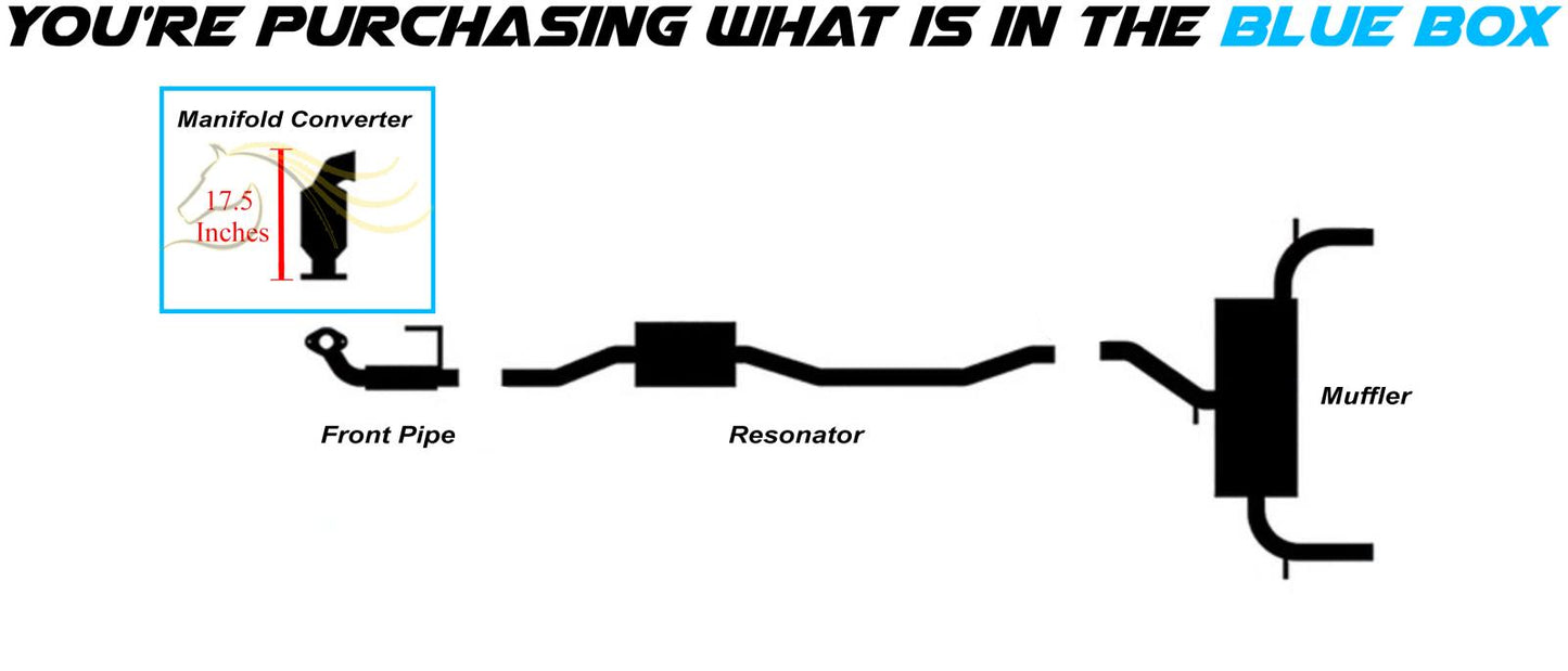 2013-2017 Ford Taurus 2.0L Exhaust Catalytic Converter