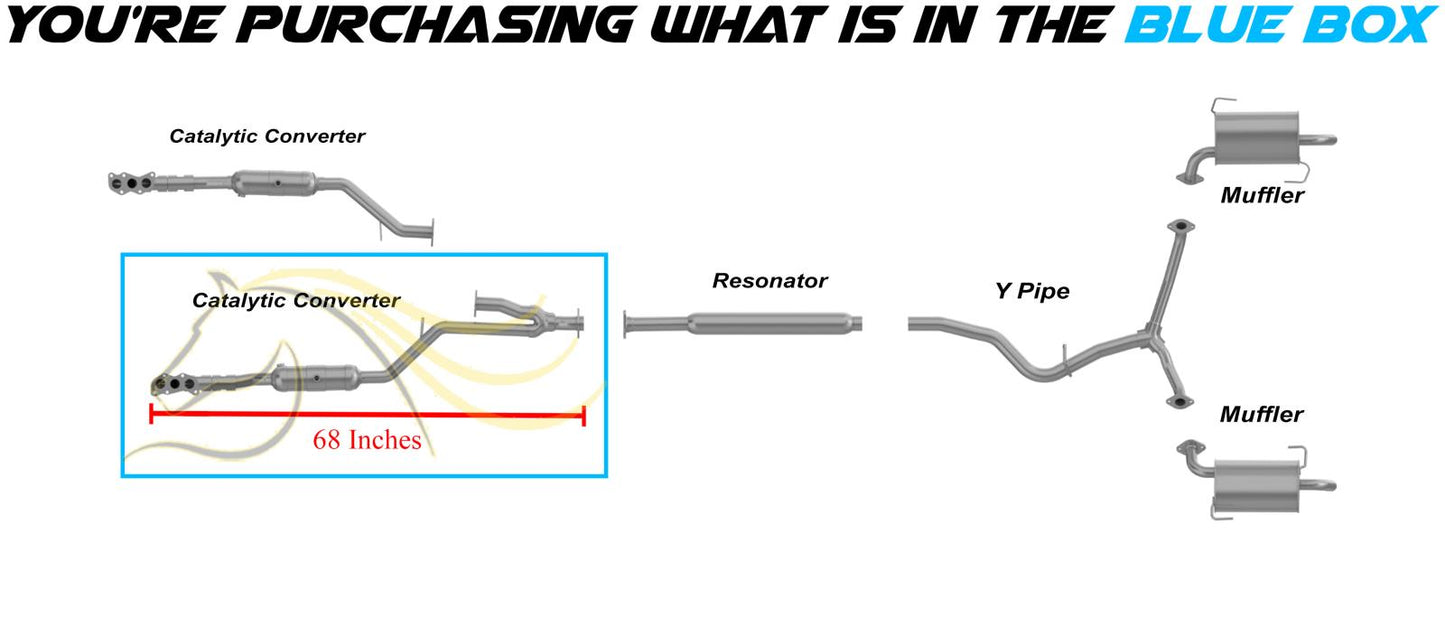 Driver-side Catalytic Converter 2010-2014 Subaru Tribeca | 2010-2019 Legacy/Outback | 3.6L