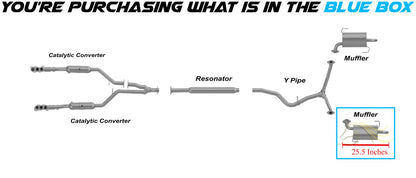 2008-2014 Subaru Tribeca 3.6L Exhaust Muffler | Driver-Side