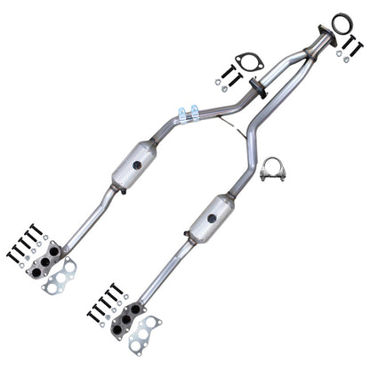 Pair of Catalytic Converters for 2010-2019 Subaru Legacy, Outback and Tribeca 3.6L
