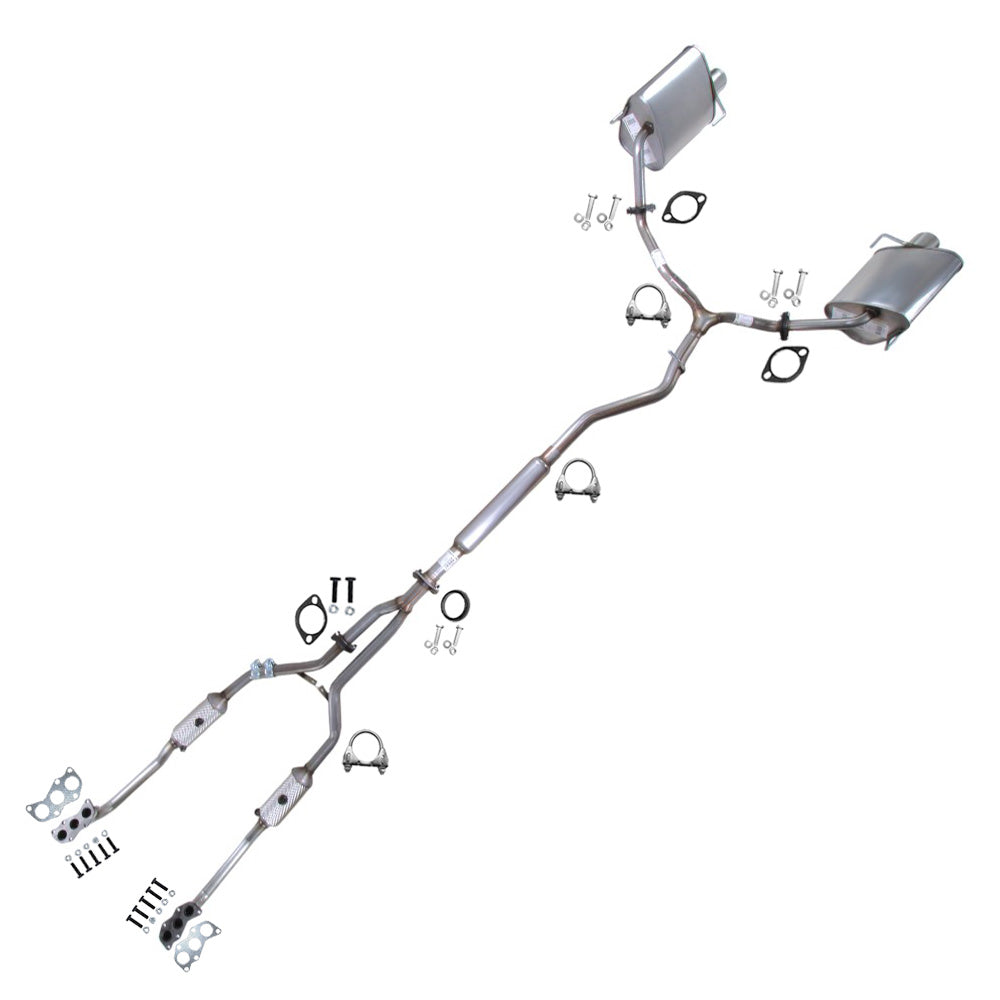2010-2014 Subaru Tribeca 3.6L Complete Exhaust System with Catalytic