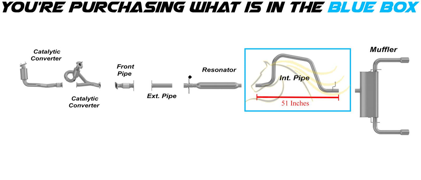 2008-2012 Chevrolet Malibu 3.6L Exhaust Pipe
