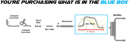 2008-2012 Chevrolet Malibu 3.6L Exhaust Pipe