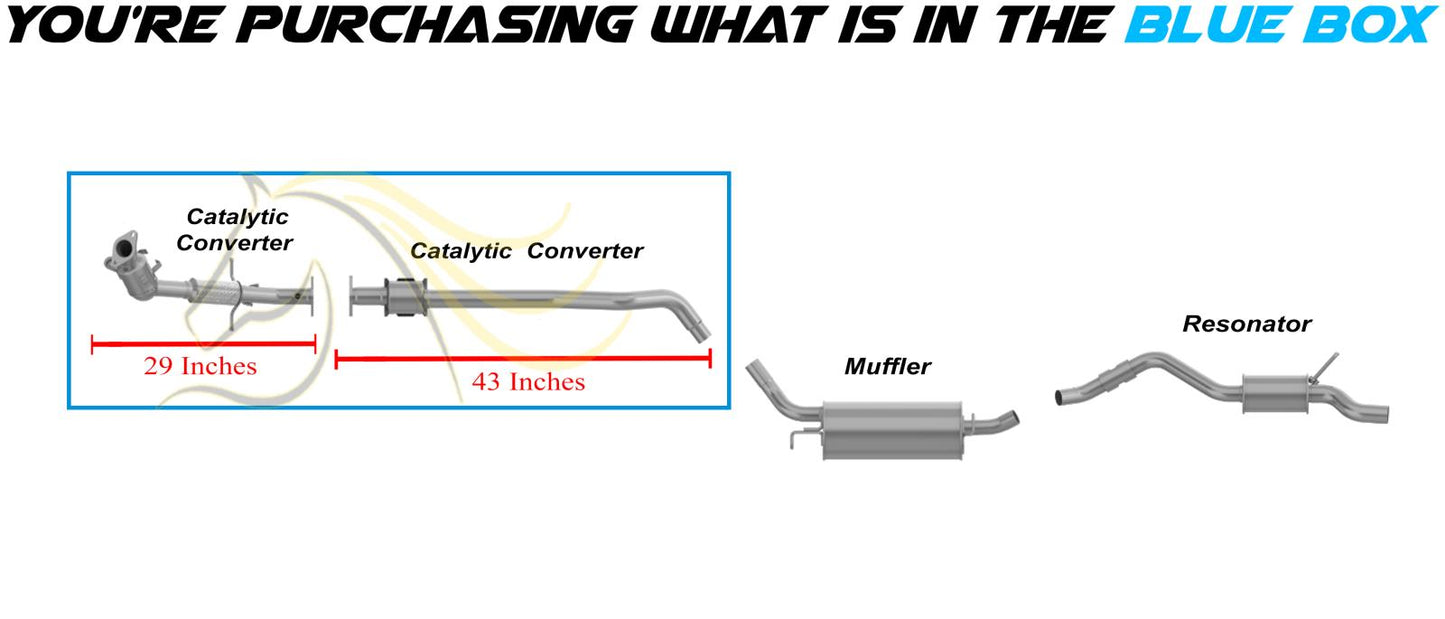 2010-2013 Ford Transit Connect 2.0L Catalytic Converters