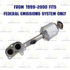 1996-2000 Toyota 4Runner 3.4L Catalytic Converter and Tail Pipe