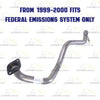 1996-2000 Toyota 4Runner 3.4L Catalytic Converter and Tail Pipe
