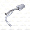 2004 Jeep Liberty 3.7L Y-Pipe and Muffler Exhaust