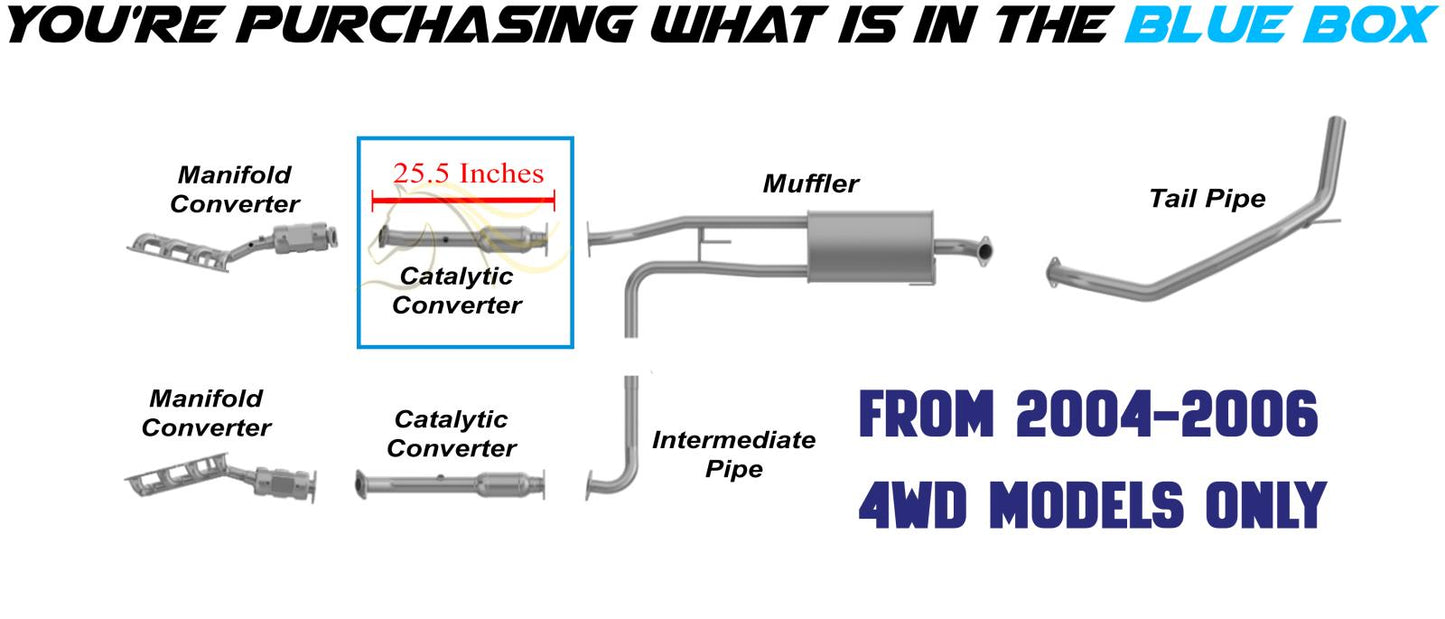 2004-2015  Nissan Titan 5.6L Catalytic Converter - EPA Approved