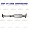 2004-2015  Nissan Titan 5.6L Catalytic Converter - EPA Approved
