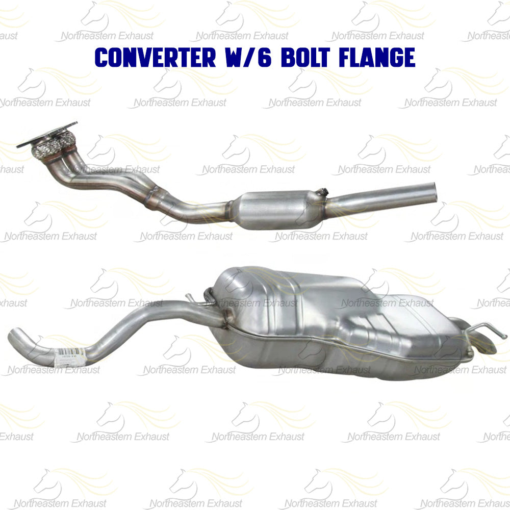 1998-2001 Volkswagen Beetle and 1999-2001 Golf 2.0L Exhaust Catalytic Resonator Kit with EPA-Approved