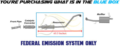 2010-2013 Kia Forte and Forte Koup 2.0L 2.4L Exhaust Resonator Pipe