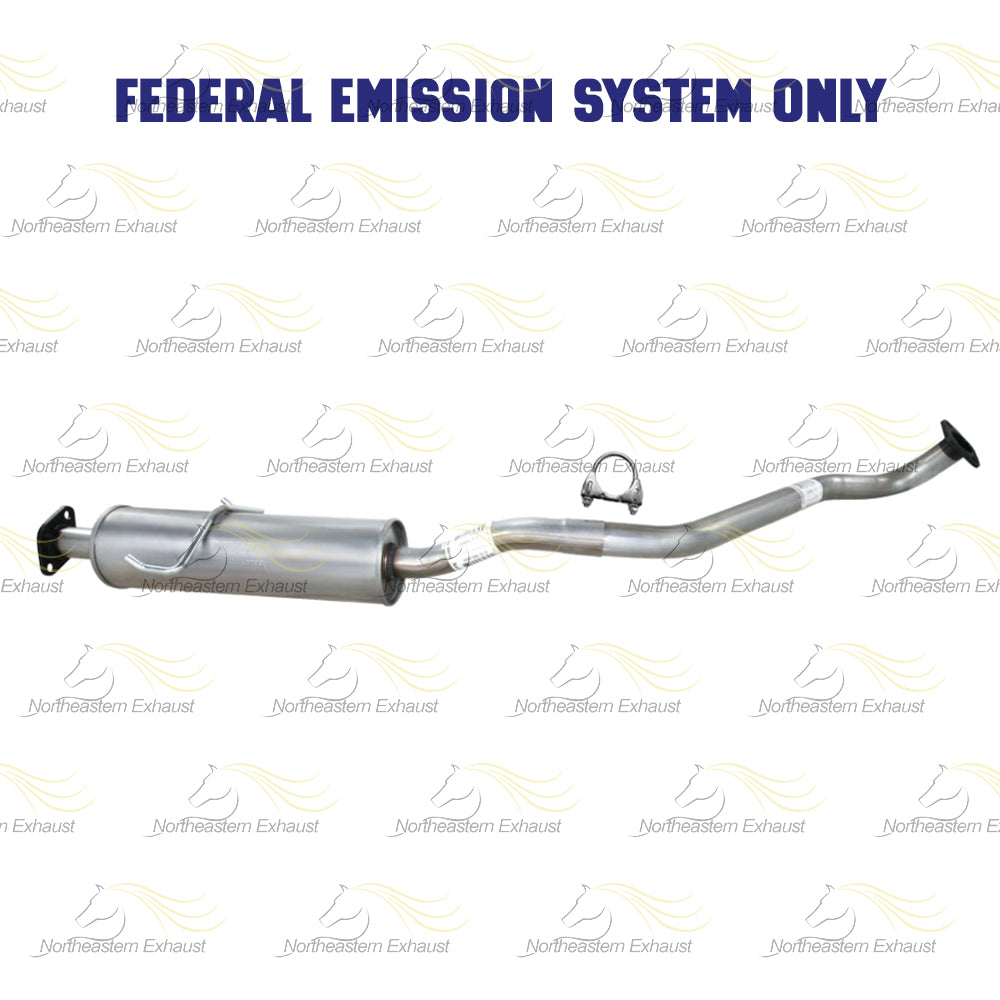 2010-2013 Kia Forte and Forte Koup 2.0L 2.4L Exhaust Resonator Pipe
